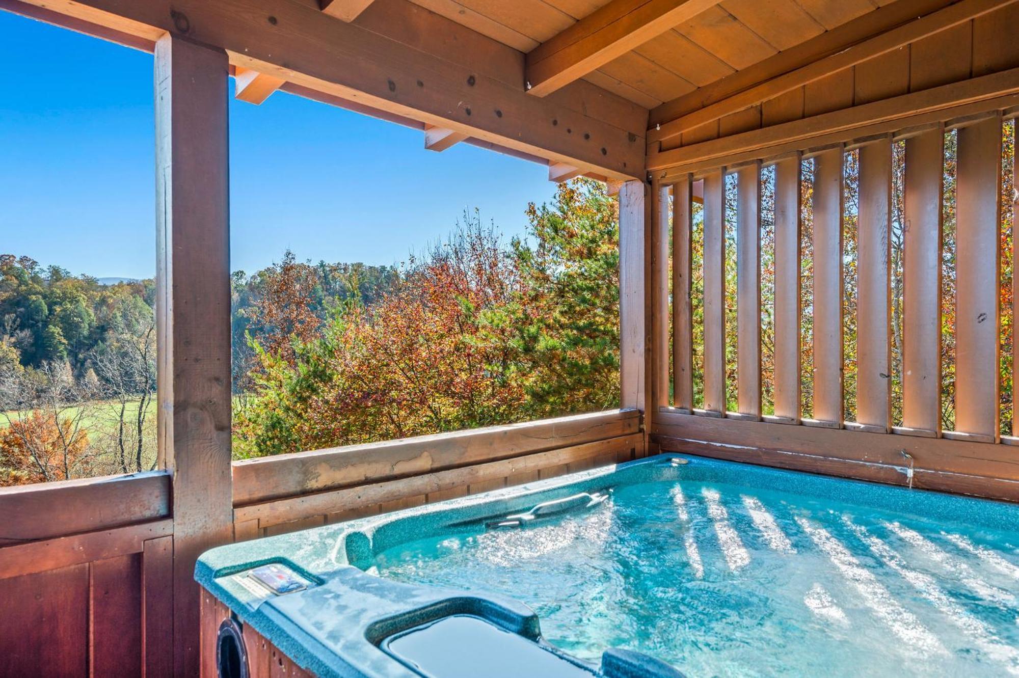 Bearfoot Pines - True Log Cabin - Wi-Fi, Hot Tub, Fishing, Deck With Views! - Mins To Pf セバービル エクステリア 写真